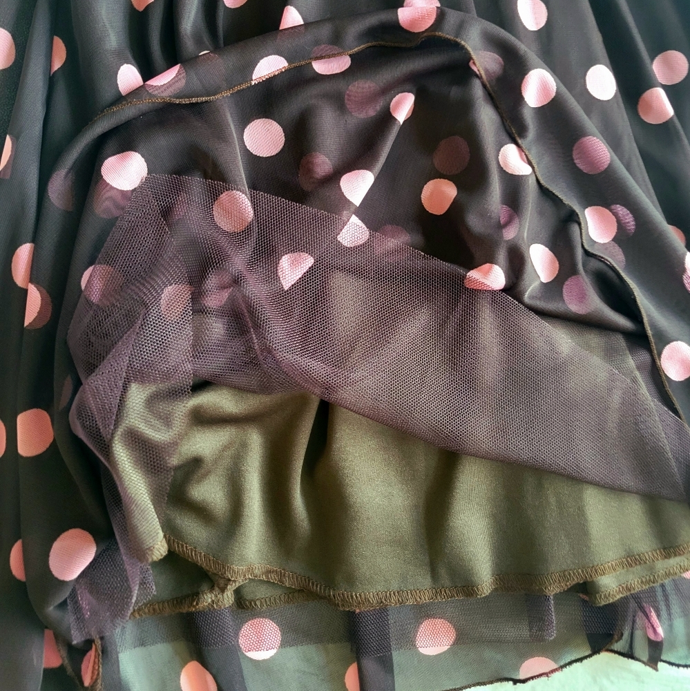 XOXO Collection Y2K Halter Dress with Polka Dots - Picture 5 of 7